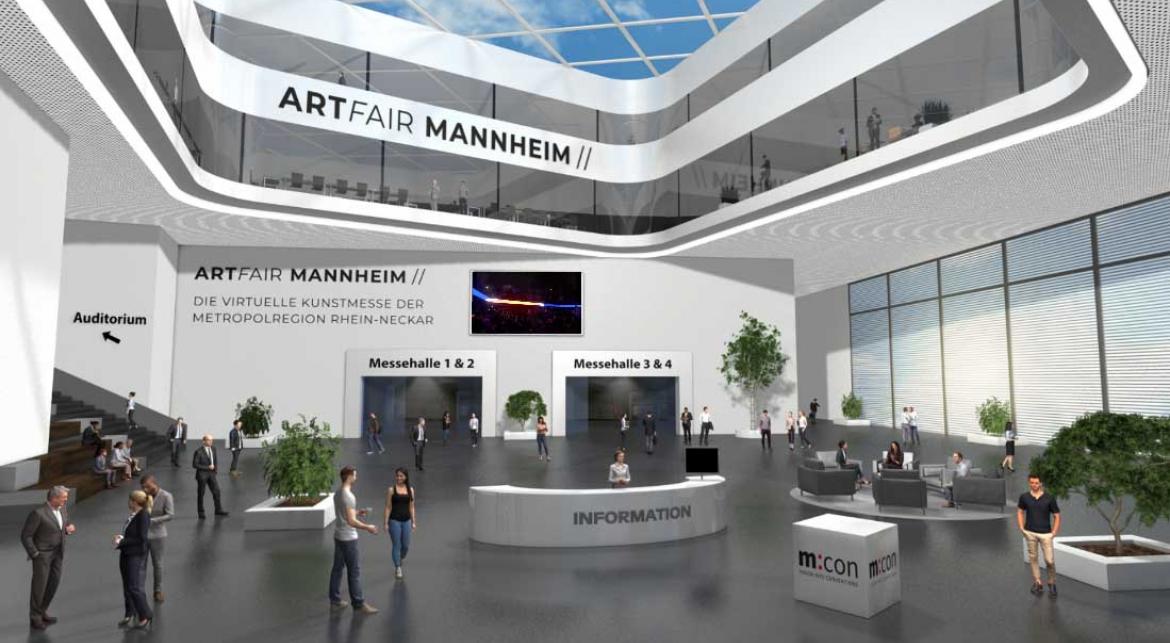 ArtFair Mannheim Event Design - Entrance Hall ArtFair Mannheim Event Design - Entrance Hall