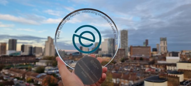 MEETYOO Best Sustainable Tech Solution at the Event Technology AWARD 2022 MEETYOO Best Sustainable Tech Solution at the Event Technology AWARD 2022