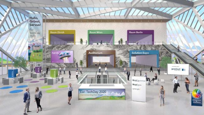 Esri Entrance Mainhall Design Esri Entrance Mainhall Design