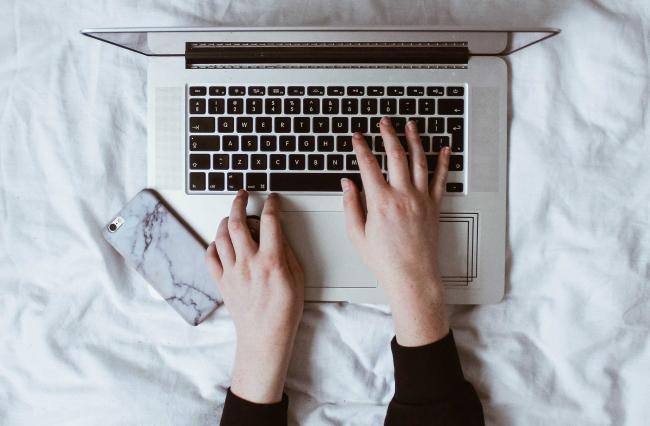 Laptop and Smartphone as a symbol for easy access Laptop and Smartphone as a symbol for easy access