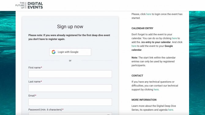 Registration page SSO Registration page SSO