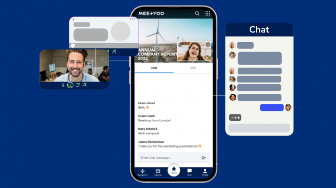 Mobile halls - MEETYOO mobile experience Mobile halls - MEETYOO mobile experience