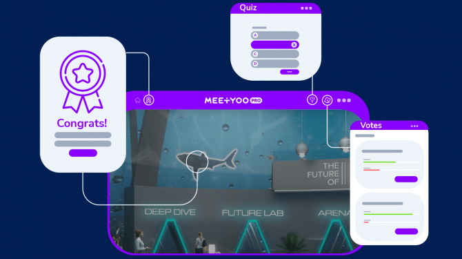 Virtual event entertainment - MEETYOO Virtual event entertainment - MEETYOO