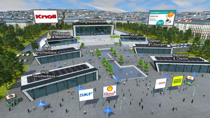 Espace extérieur pour conférences virtuelles commerciales Espace extérieur pour conférences virtuelles commerciales